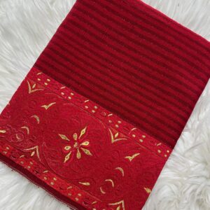 Red maroon Phige Sabi Zari phanek gold Khoi Charong medallion border – Kangleipak Online Shopping