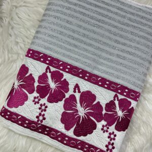 Phige sabi zari Phanek white and silver kinar